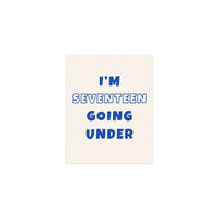 Sam Fender - Seventeen Going Under (Off-white + Blue)
