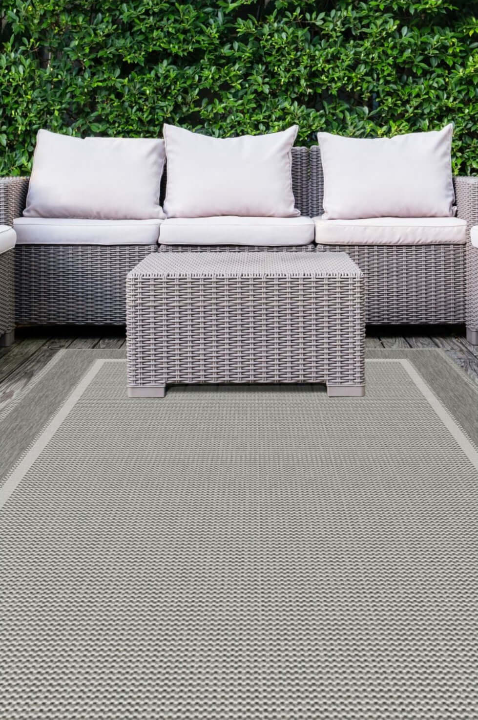 Denver Bordered Indoor/Outdoor Rug | 1589