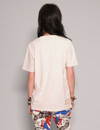 'We're Into Chaos' T-Shirt in Ecru
