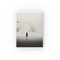 A5 Hardcover Journal – Serene Minimalist Design | Mindful Writing Notebook for Reflection & Journaling