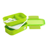 Grub Tub Green Lunch Box with Cutlery