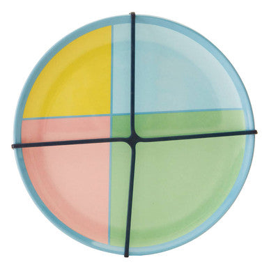 Mimo Set Of 4 Melamine Dinner Plates