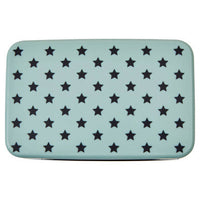 Grub Tub Light Blue Star Lunch Box With Cutlery