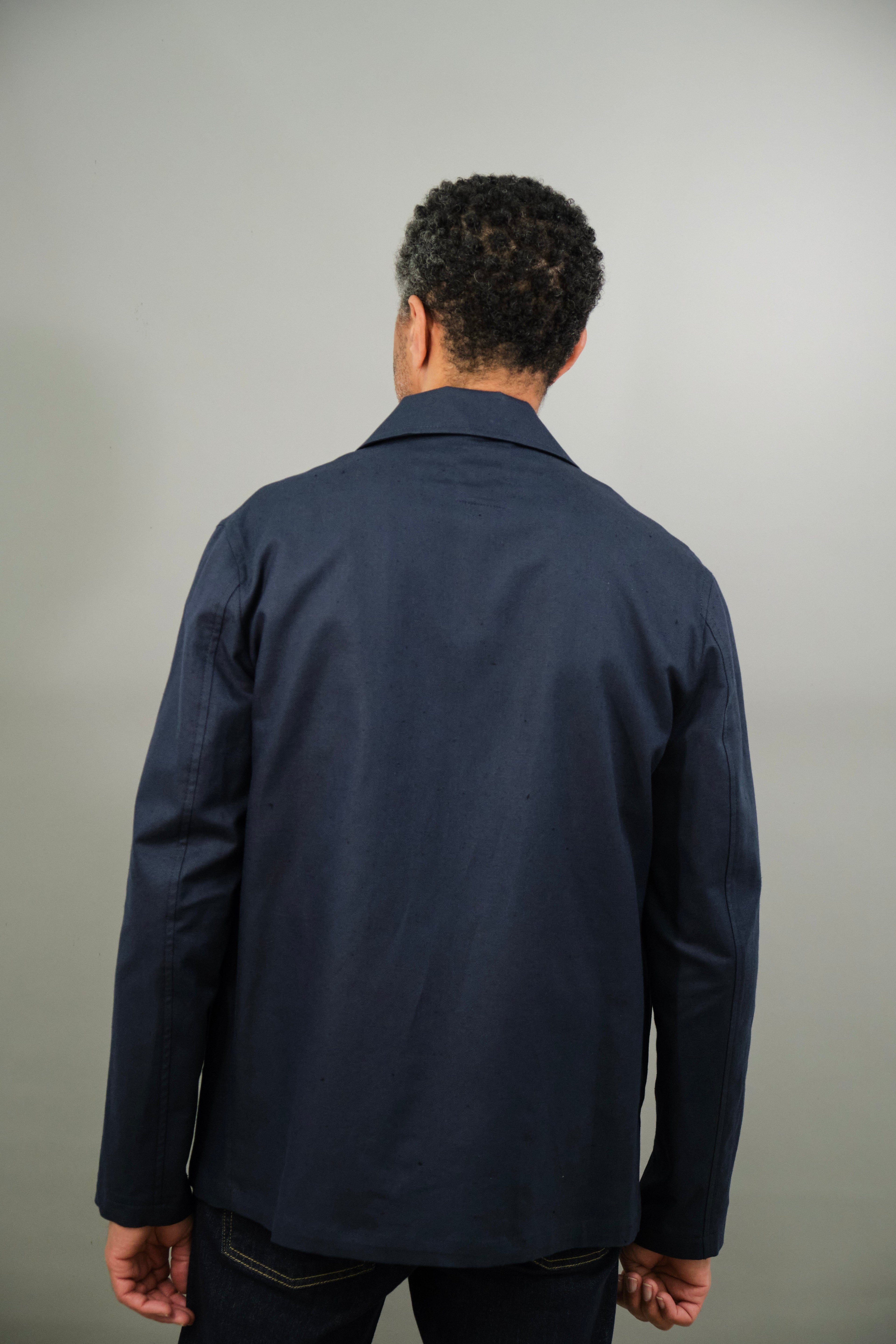 Mark Shacket - Navy Cotton