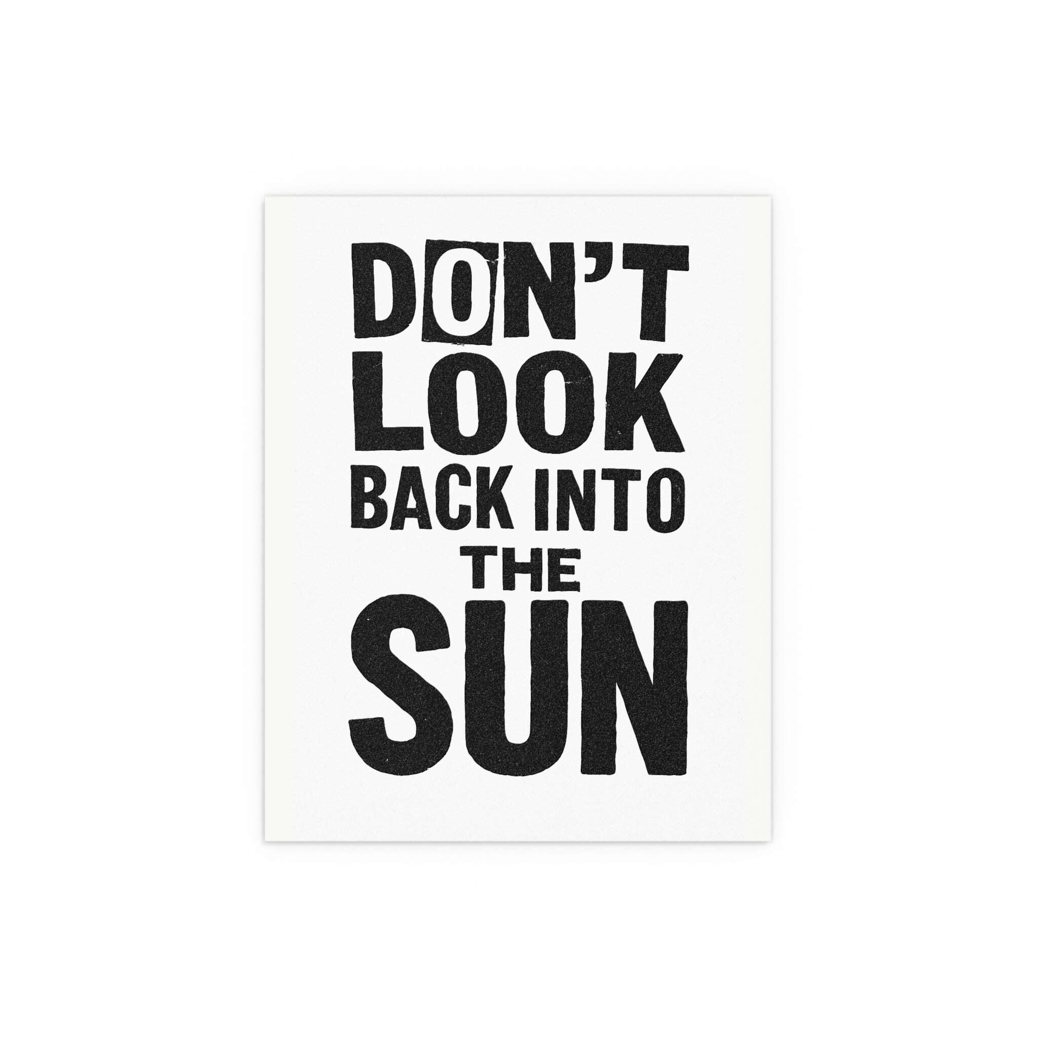 The Libertines - Don't Look Back Into The Sun - White & Black