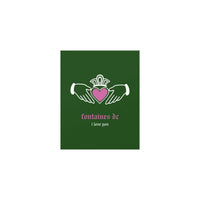 Fontaines DC - I Love You - Irish Claddagh (Green)