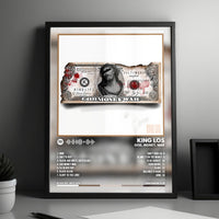 King Los "God" Album Cover Poster - with Complete Tracklist