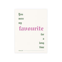 Fontaines DC - Favourite (Off-white + Pink + Green)
