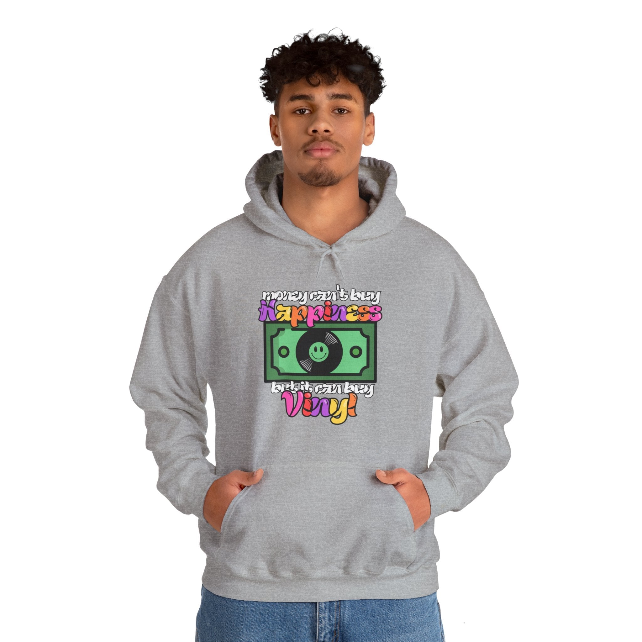 'Money Can't Buy Happiness, But It Can Buy Vinyl' Men's Hoodie