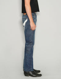 Saint Vintage Levi’s 501 Jeans with Rock Icon Print in Blue