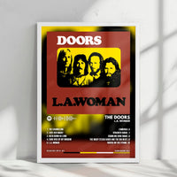 The Doors "L.A. Woman" Album Cover Poster - with Complete Tracklist