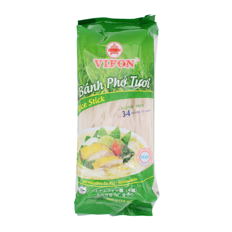 VIFON Rice Stick Gluten Free Banh Pho Tuoi 400g