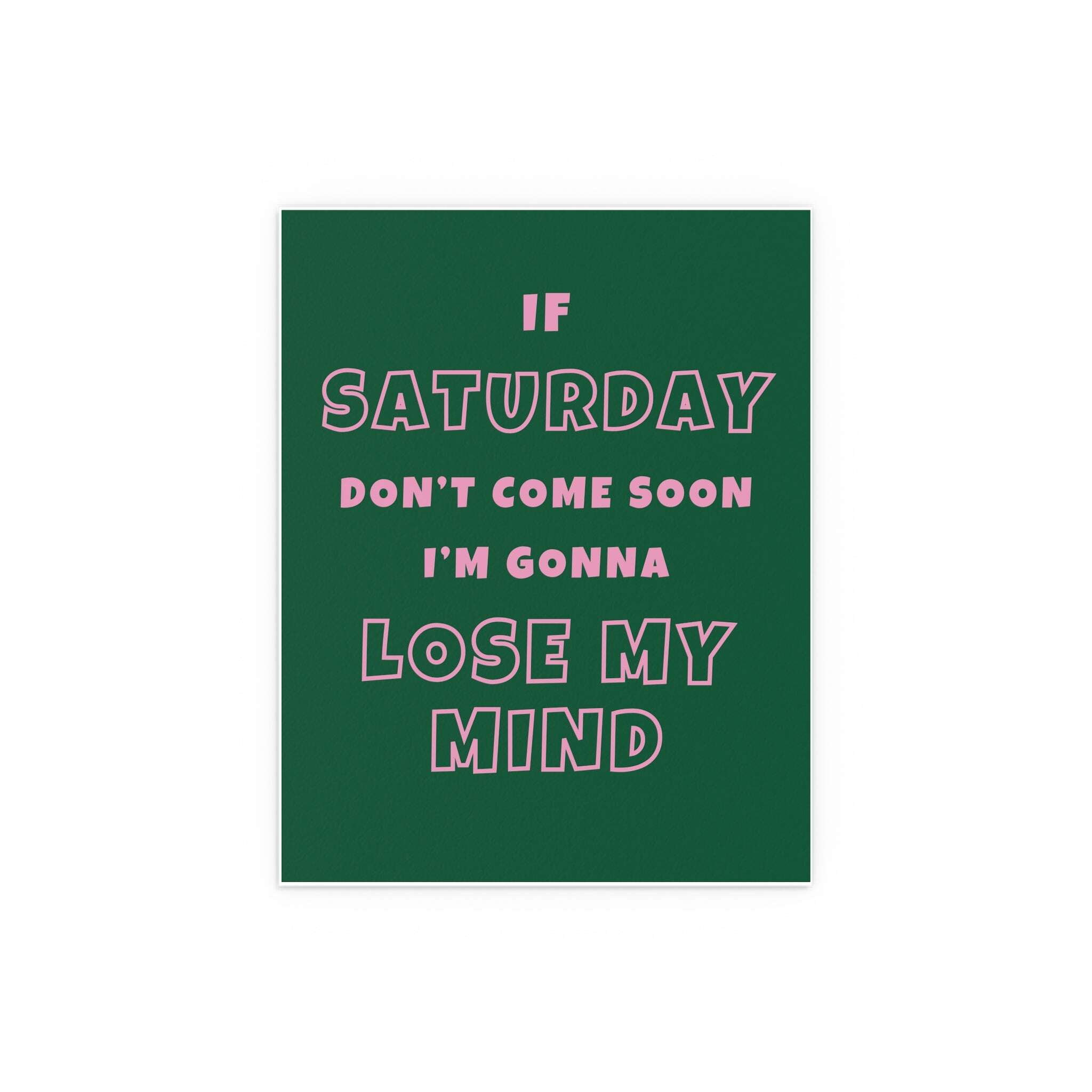 Sam Fender - Saturday (Green + Pink)
