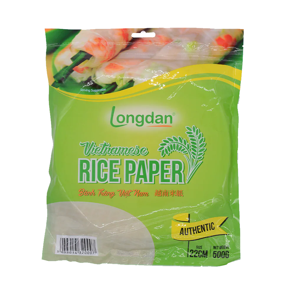 LONGDAN Vietnamese Rice Paper Authentic 22cm 500g