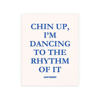 Sam Fender - Chin Up (Blue + Off-white)