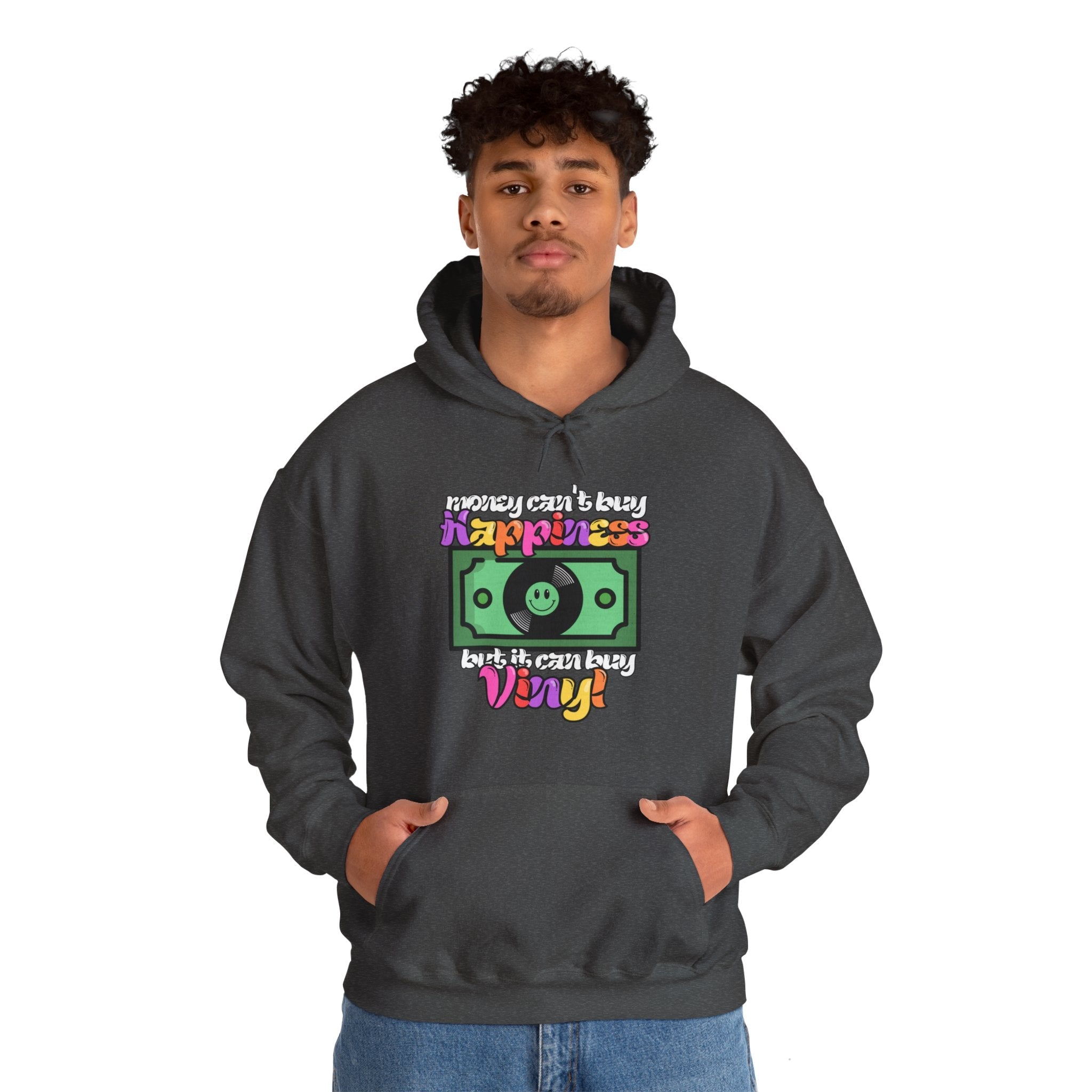 'Money Can't Buy Happiness, But It Can Buy Vinyl' Men's Hoodie