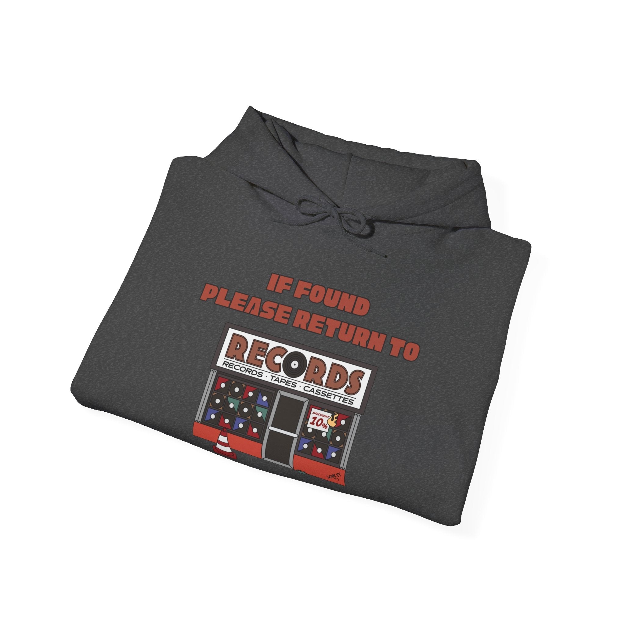 'If Found, Please Return to the Record Store' Men's Hoodie