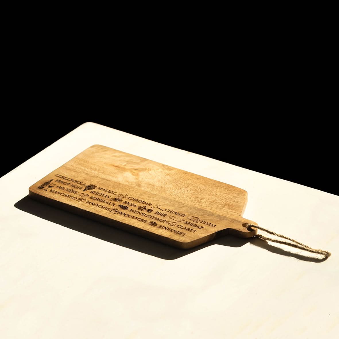 Cheese Board Serving Platter Writing Display Wine Tray