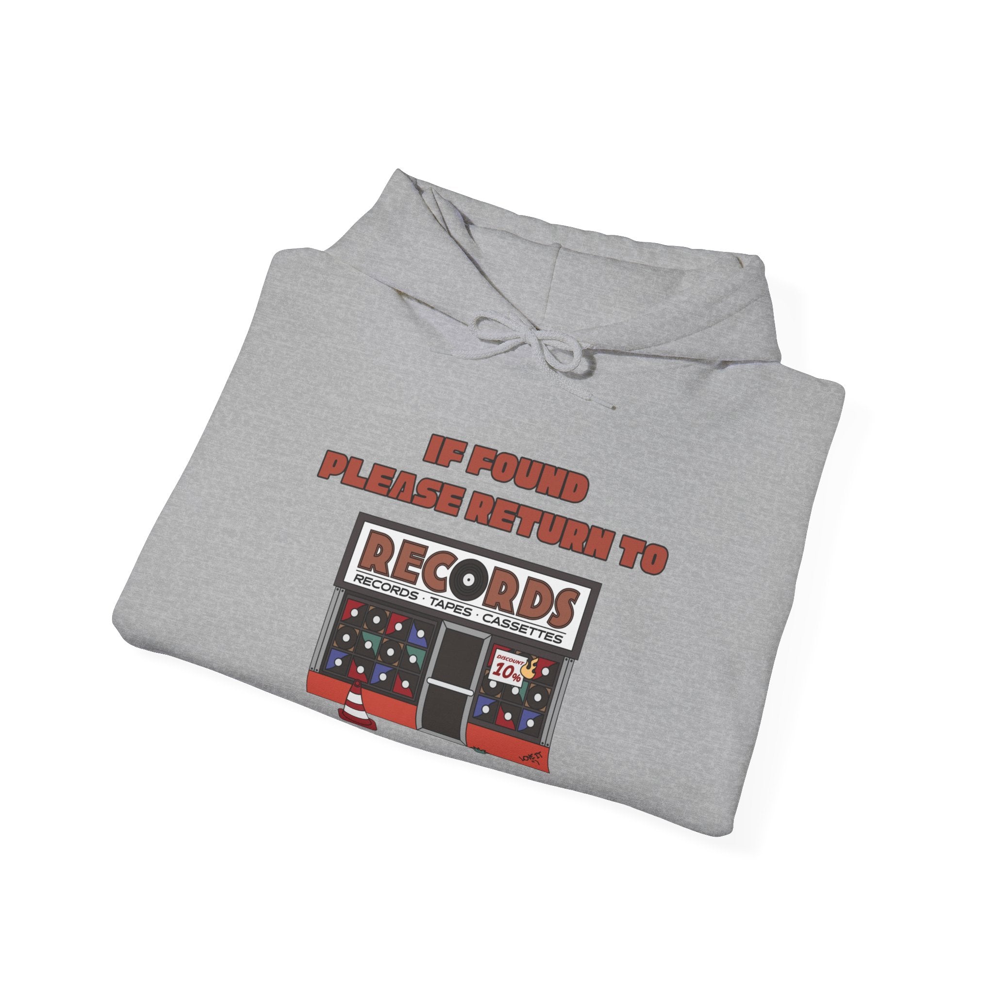 'If Found, Please Return to the Record Store' Men's Hoodie