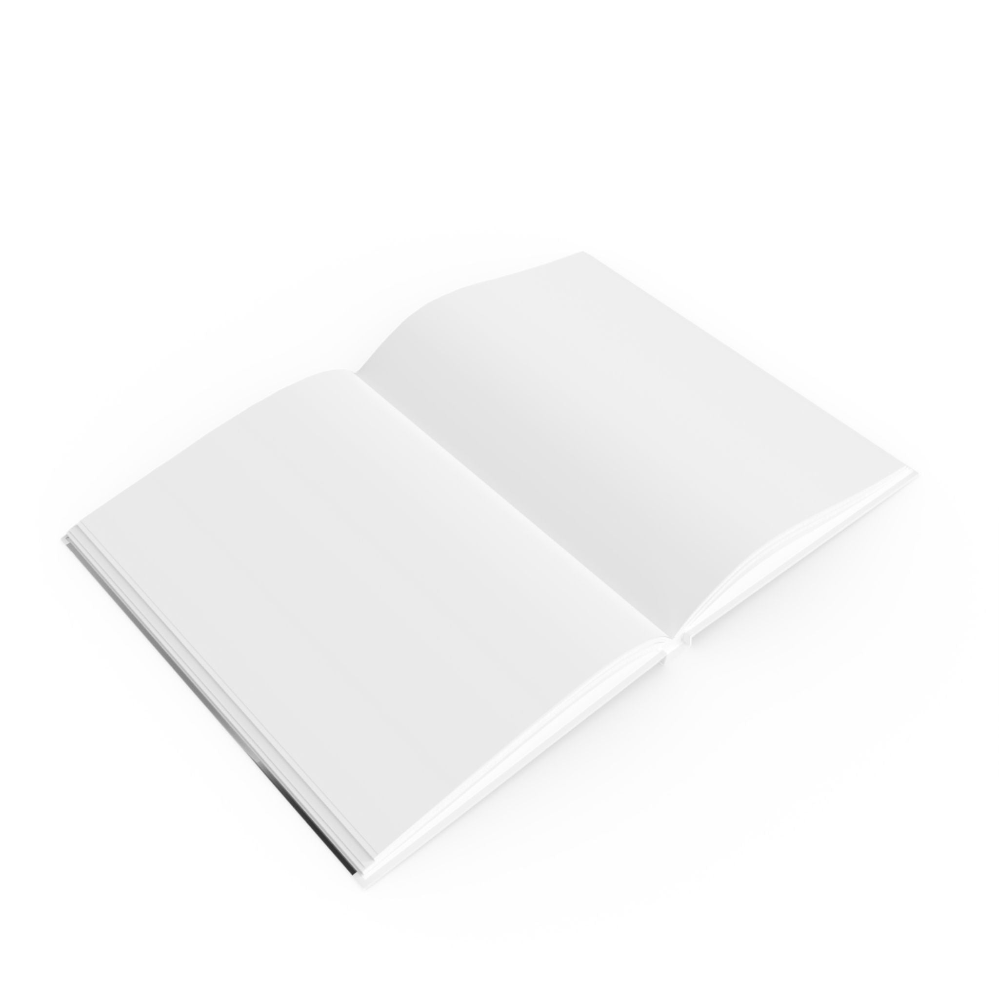 A5 Hardcover Journal – Minimalist Black & White Friendship Design