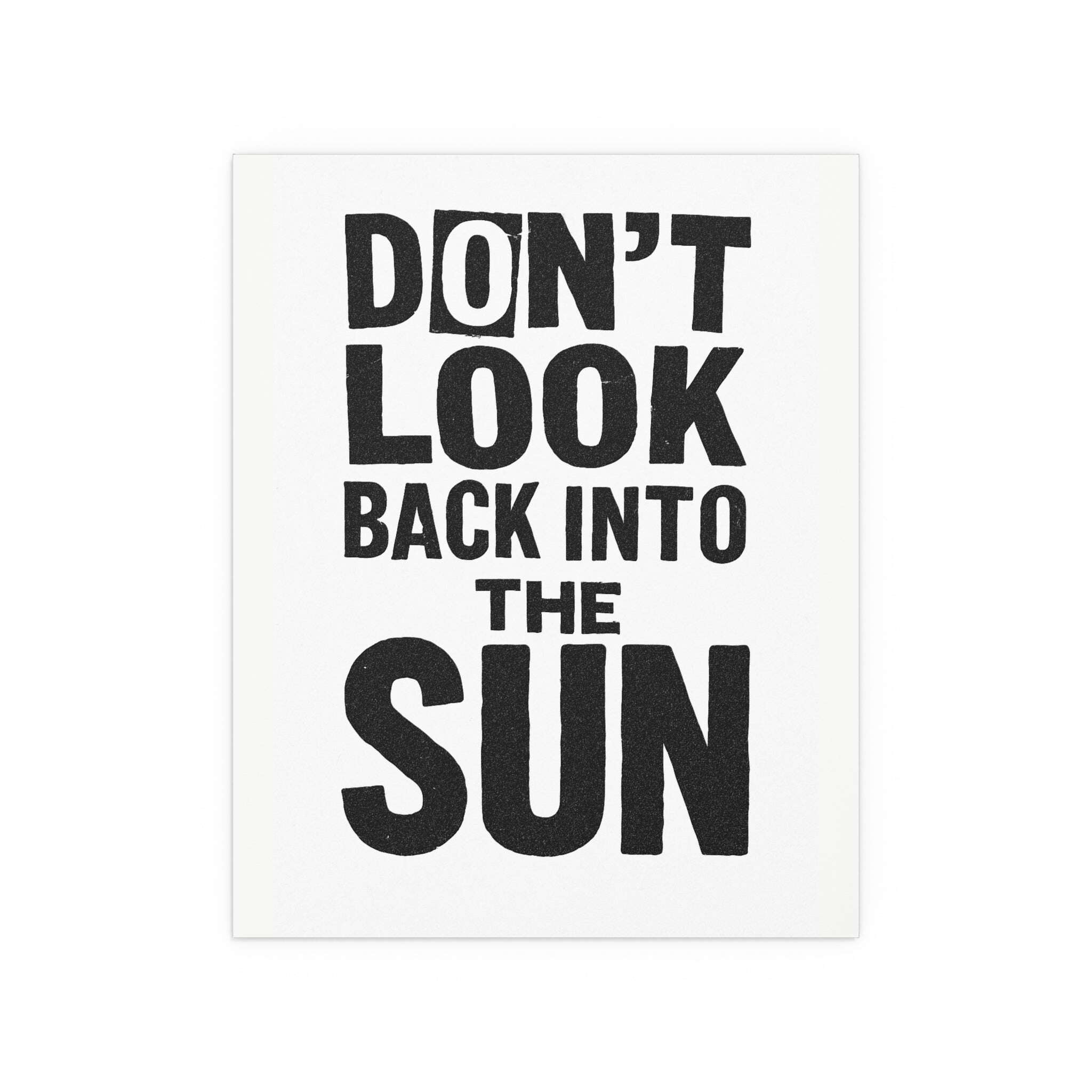 The Libertines - Don't Look Back Into The Sun - White & Black