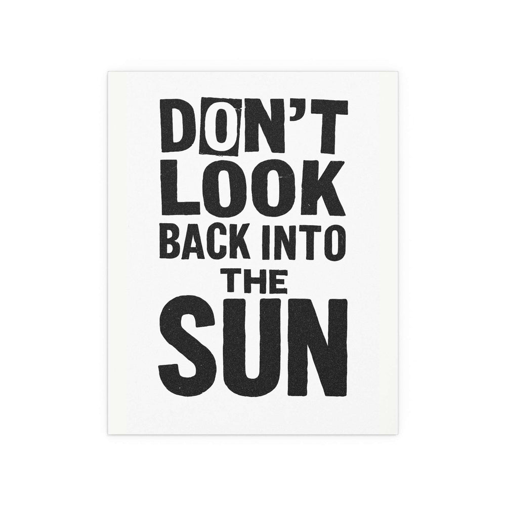 The Libertines - Don't Look Back Into The Sun - White & Black