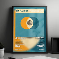 Ra Ra Riot "The Rhumb Line" Album Cover Poster - with Complete Tracklist
