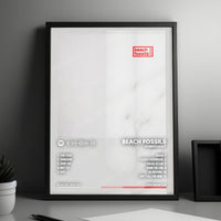 Beach Fossils "Somersault" Album Cover Poster - with Complete Tracklist