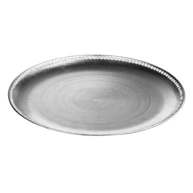 Radiance Silver Decorative Charger Plate