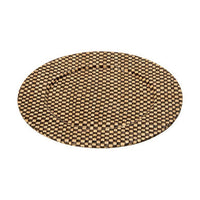 Pandanus Black And Natural Charger Plate