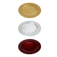 Paxton Red Pebble Effect Charger Plate
