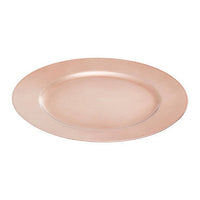 33cm Dia Rose Gold Charger Plate
