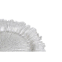 Dia Silver Finish Reef Charger Plate