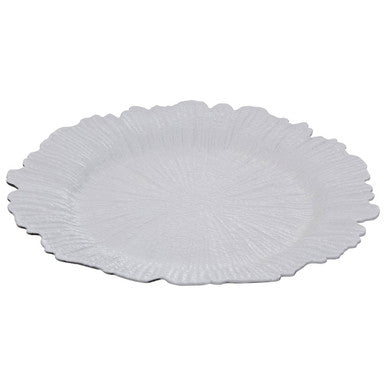 Dia White Reef Charger Plate