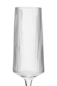 Eldon Set of Four Ribbed Champagne Glasses