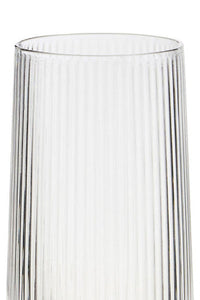 Eldon Set of Four Ribbed Hi Ball Glasses