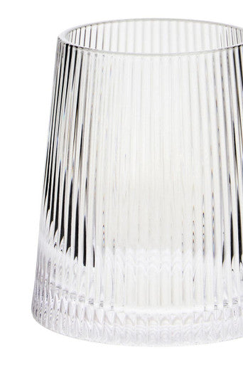 Eldon Set of Four Ribbed Glass Tumblers