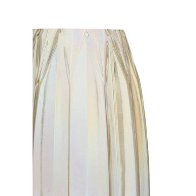 Petro Large Glass Vase with Iridescent Finish