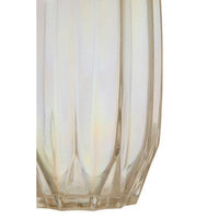 Petro Large Glass Vase with Iridescent Finish