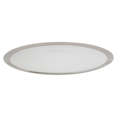 Ida 32cm Embossed Coupe Charger Plate