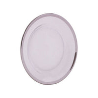Ida 21cm Plain Side Plate With Silver Rim