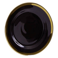 Ida 21cm Black Glass Side Plate