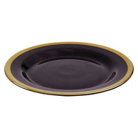 Ida 21cm Black Glass Side Plate