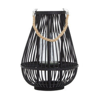 Lentigo Small Black Bamboo Lantern