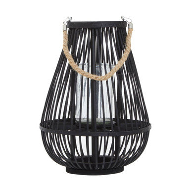 Lentigo Small Black Bamboo Lantern