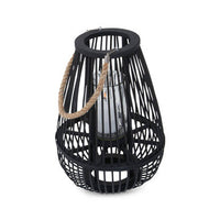 Lentigo Small Black Bamboo Lantern