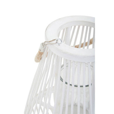 Lentigo Small White Bamboo Lantern