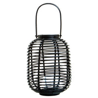 Mataram Small Black Natural Rattan Lantern