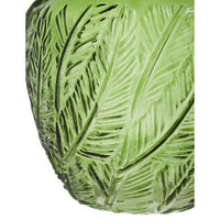 Corie Large Botanical Green Glass Vase