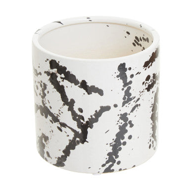 Sorrell Black and White Small Planter